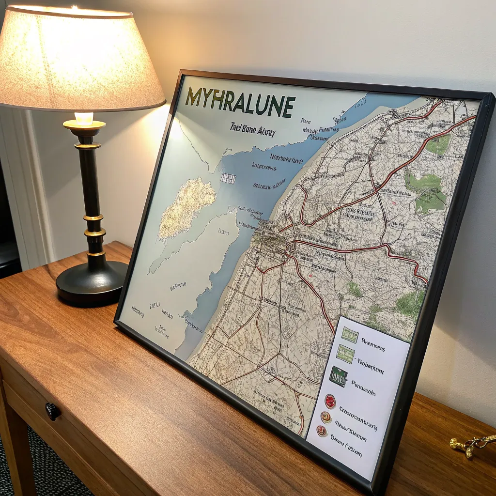 Map showing Mythralune location