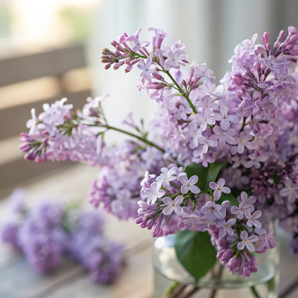 Soft lavender flower arrangement
